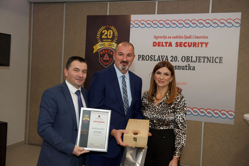FOTO: Agencija Delta Security d.o.o. Čitluk proslavila 20 godina uspješnog rada