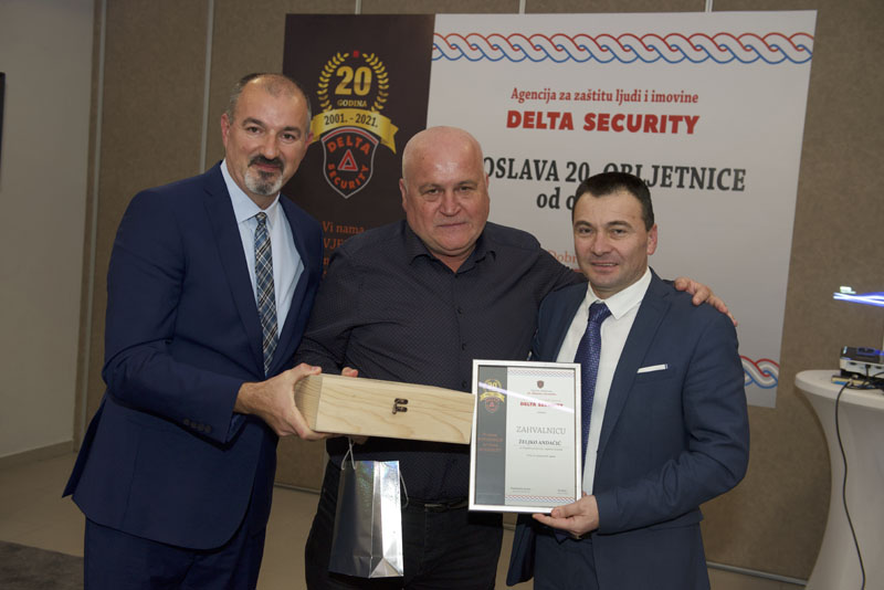 FOTO: Agencija Delta Security d.o.o. Čitluk proslavila 20 godina uspješnog rada