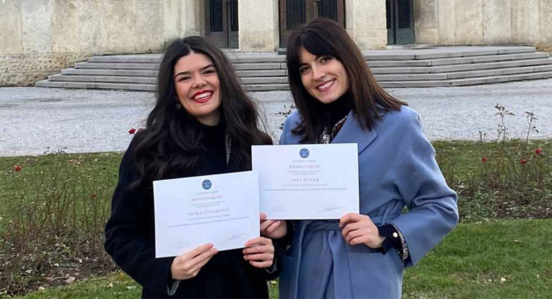 Ponos Brotnja: Petra Ivanković i Ines Pehar dobitnice Rektorove nagrade