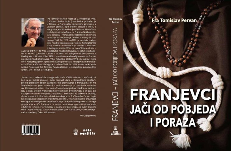 Franjevci jači od pobjeda i poraza – nova knjiga dr. fra Tomislava Pervana