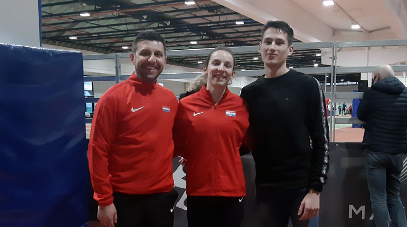 Seniorski susret atletskih reprezentacija: Filip Kozina drugi, Marija Ivanković četvrta