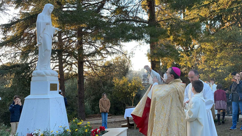Nadomak Barcelone postavljen i blagoslovljen Gospin kip iz Međugorja