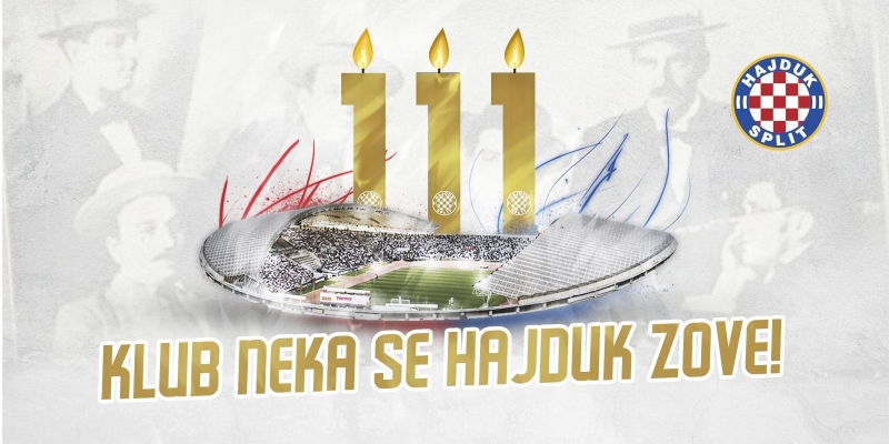Hajduk danas slavi 111. rođendan