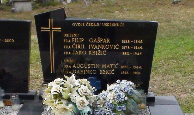 Raspored misa u Brotnju za pobijene fratre