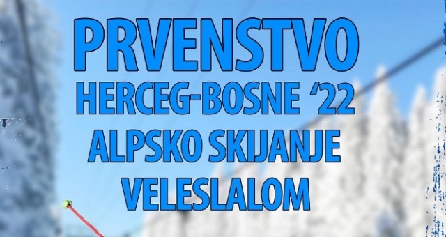 Prijave u tijeku: Otvoreno prvenstvo Herceg Bosne u veleslalomu