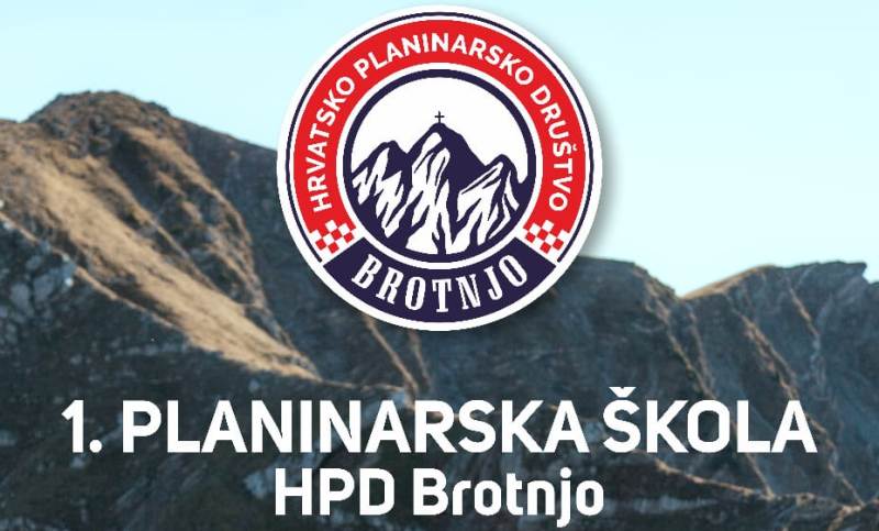 U tijeku prijave za Prvu planinarsku školu HPD Brotnjo