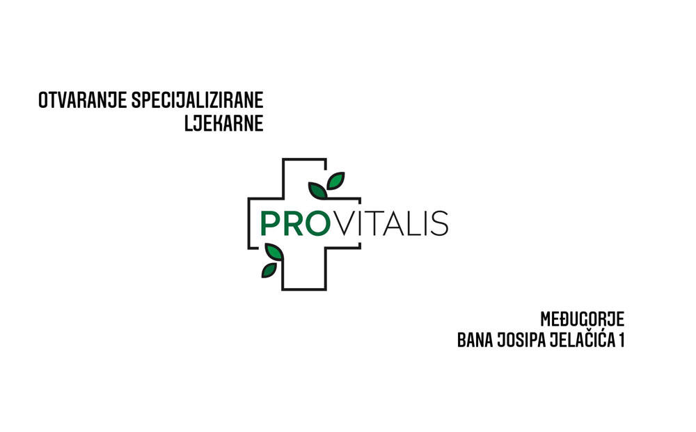Otvaranje specijalizirane ljekarne “Provitalis” u ponedjeljak u Međugorju