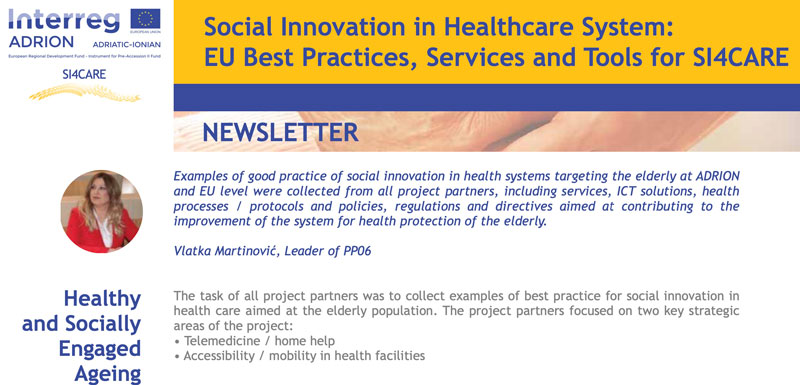 Održano prvo regionalno javno događanje projekta  „SI4CARE“