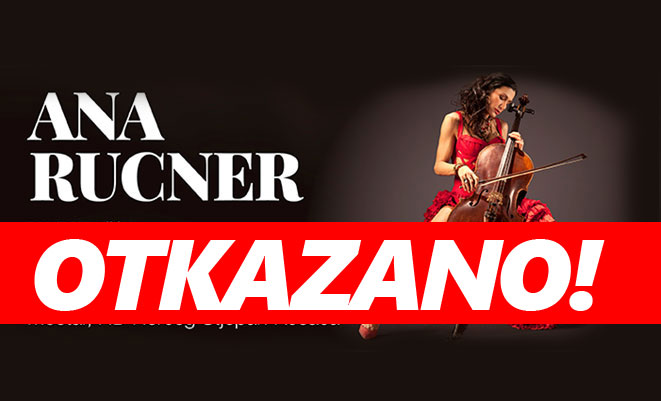 Otkazan koncert Ane Rucner u Kosači