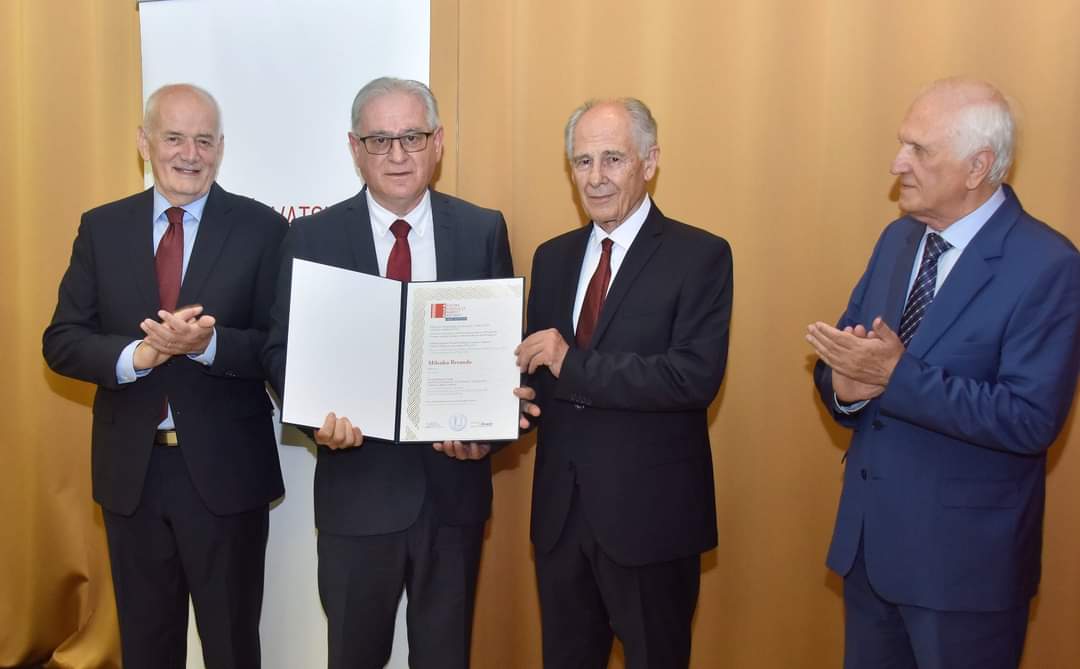 Prof.dr.sc. Milenko Bevanda izabran za dopisnog člana Hrvatske akademije za znanost i umjetnost BiH