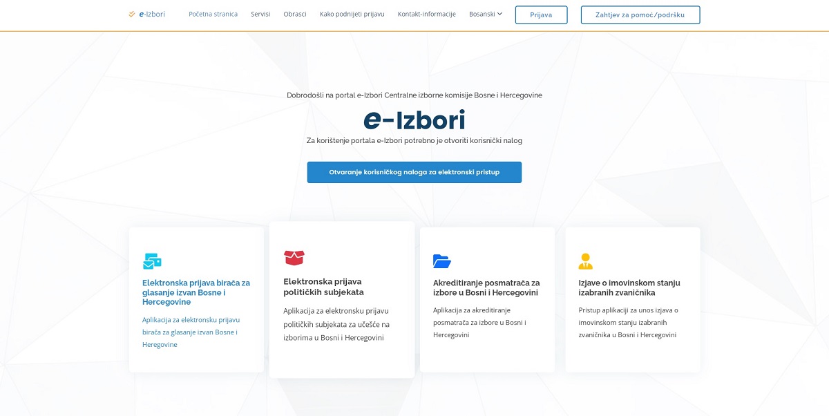 Prijavite se online za glasovanje izvan BiH, rok je do 19.7.2022.