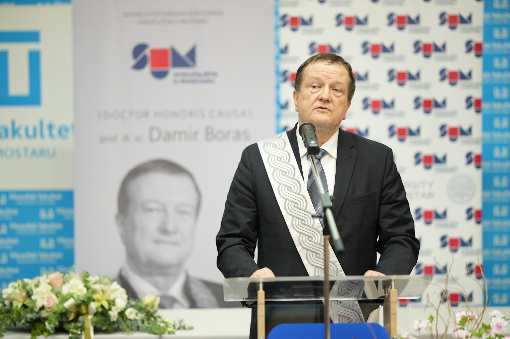 Prof. dr. sc. Damir Boras novi je počasni doktor Sveučilišta u Mostaru