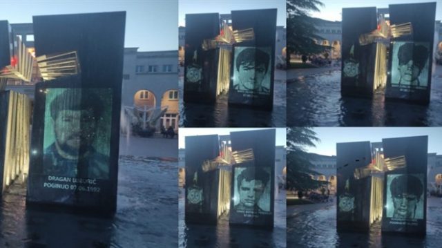 VIDEO Na spomeniku ispred Kosače fotografije Dragana Luburića, Vinka Bošnjaka, Mate Ćorluke, Mate Glavaša i Vladislav Pandžića - Brotnjo.info | Čitluk - Međugorje - Hercegovina