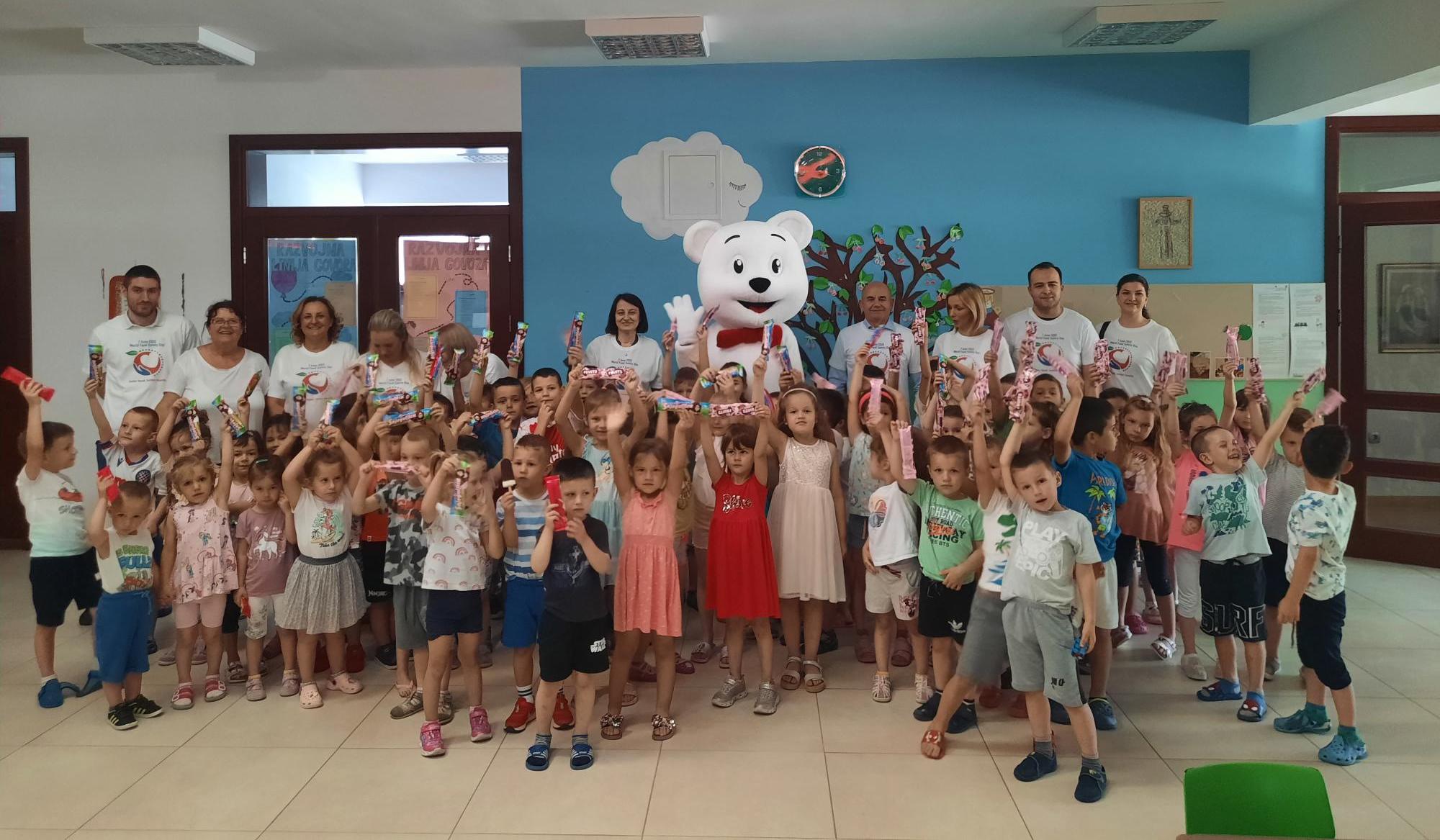 Ledo Medo posjetio mališane u Dječjem vrtiću Čitluk povodom Svjetskog dana sigurnosti hrane