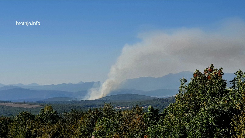 Opet aktivan požar na granici Brotnja i Čapljine