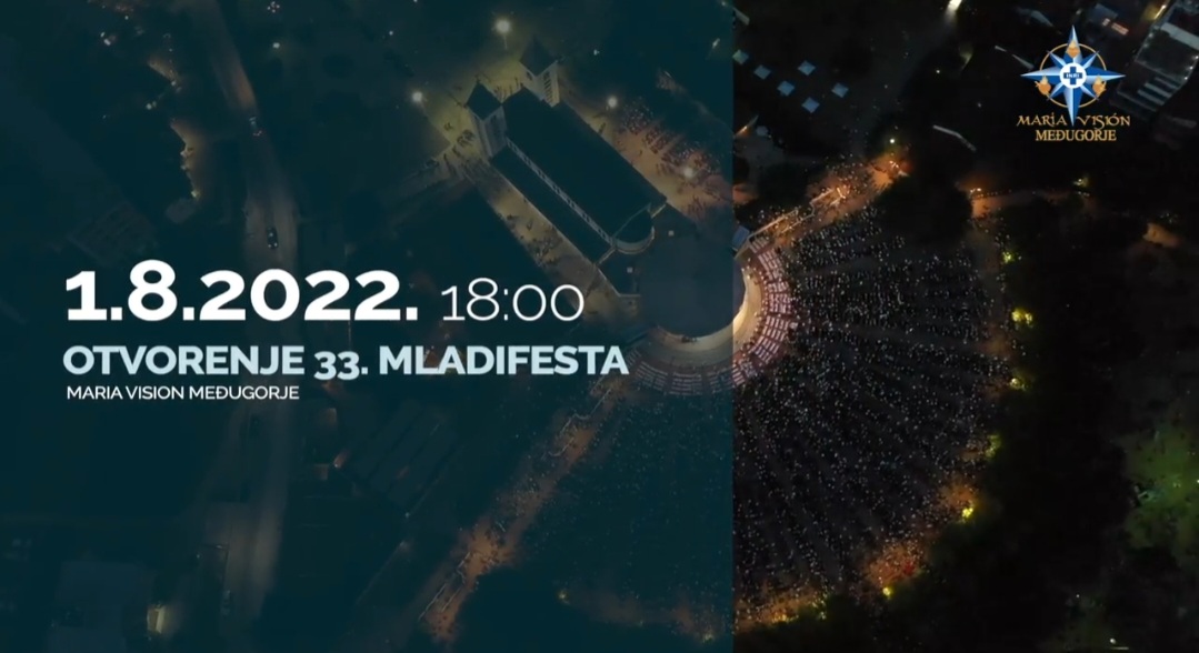 Maria Vision uživo prenosi otvorenje Mladifesta u Međugorju