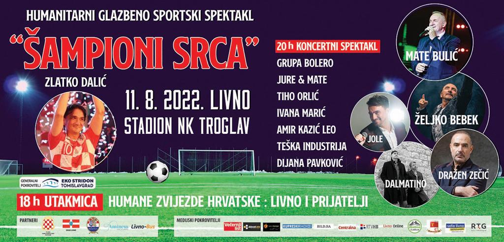 Događaj koji ne smijete propustiti – “Šampioni srca” večeras u Livnu !