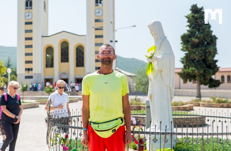 Goran Ivančić devetnaesti put pješačio 500 kilometara do Međugorja