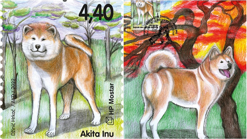 Prigodna poštanska marka HP Mostar „Svjetski dan zaštite životinja“