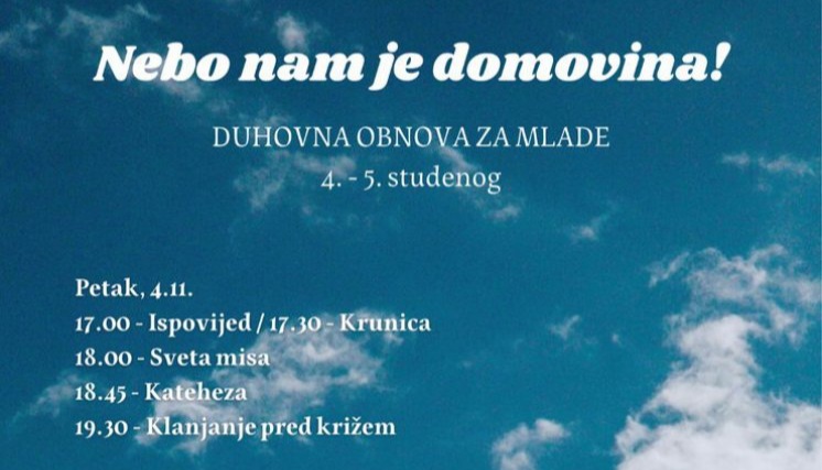 Duhovna obnova za mlade u Čitluku