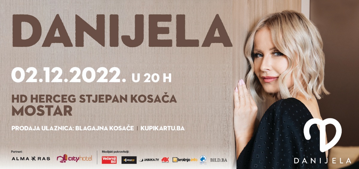 Danijela Martinović napokon stiže u Mostar!