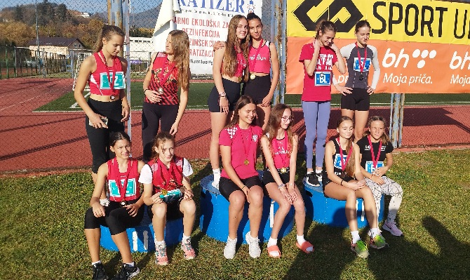 Atletičarke Brotnja ekipne viceprvakinje BiH