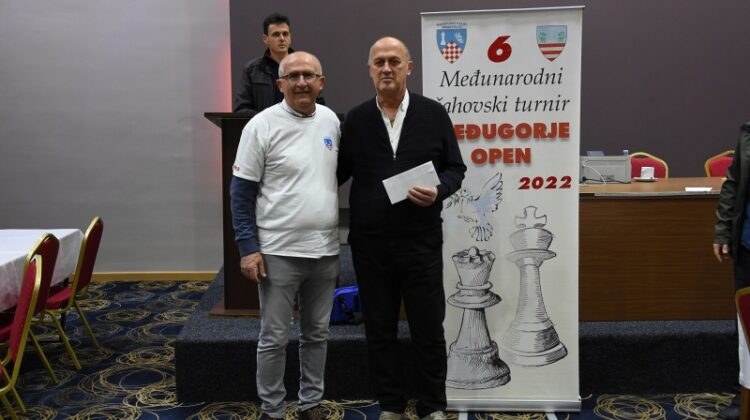 Vlado Narančić pobjednik 6. međunarodnog šahovskog turnira „Međugorje open“