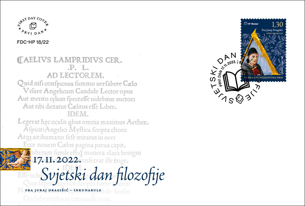 Prigodnom poštanskom markom HP Mostar obilježava Svjetski dan filozofije