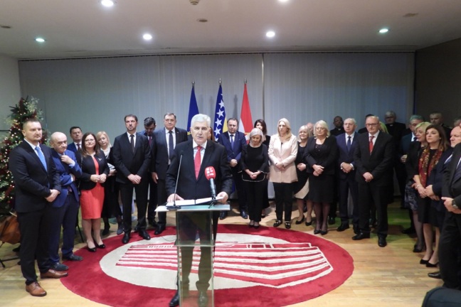 Čović priredio Božićni prijem