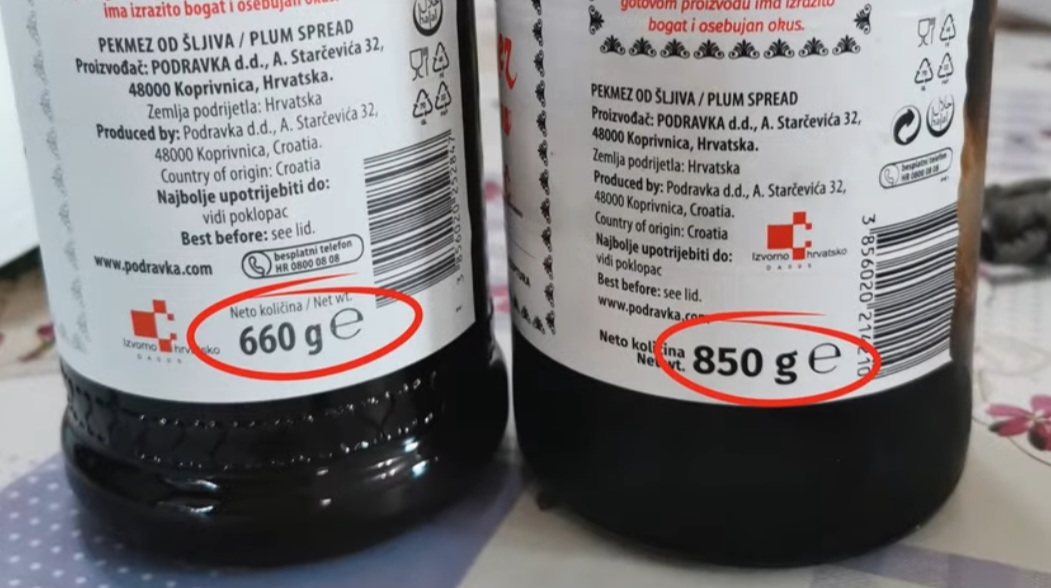 Prljavi trik: Smanjilo se gotovo sve, neki slučajevi su drastični, a cijene su čak i porasle