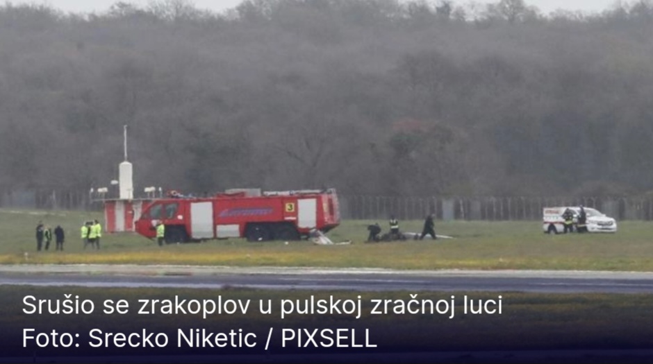 Pao zrakoplov, poginule dvije osobe