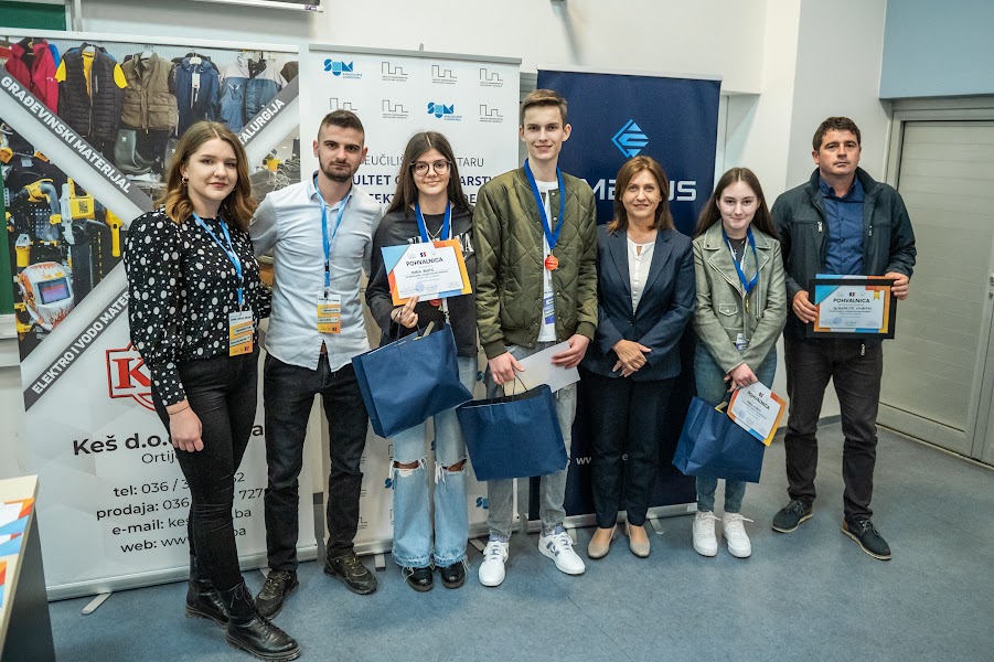 Učenici iz Čitluka sudjelovali na natjecanju “Mjeri, crtaj, gradi”