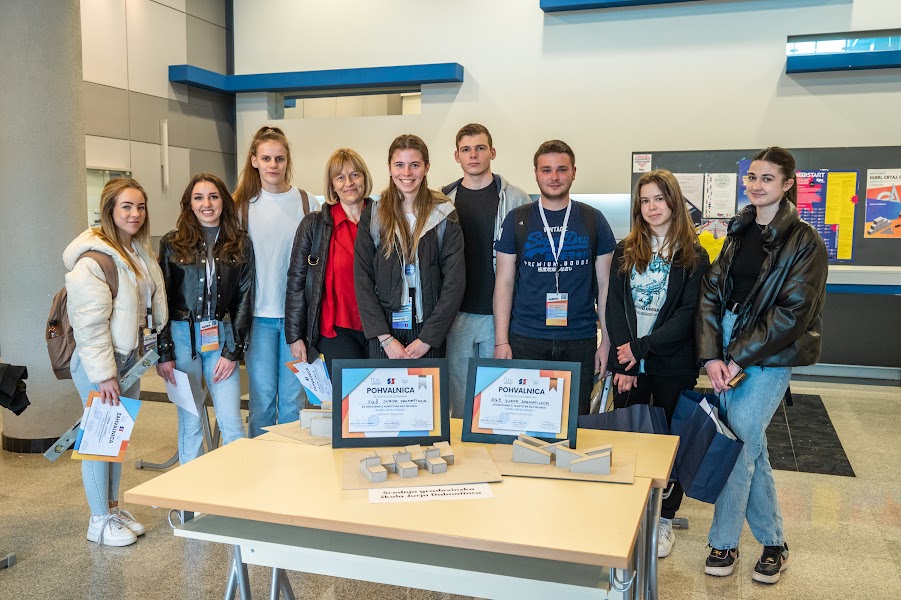 Učenici iz Čitluka sudjelovali na natjecanju “Mjeri, crtaj, gradi”