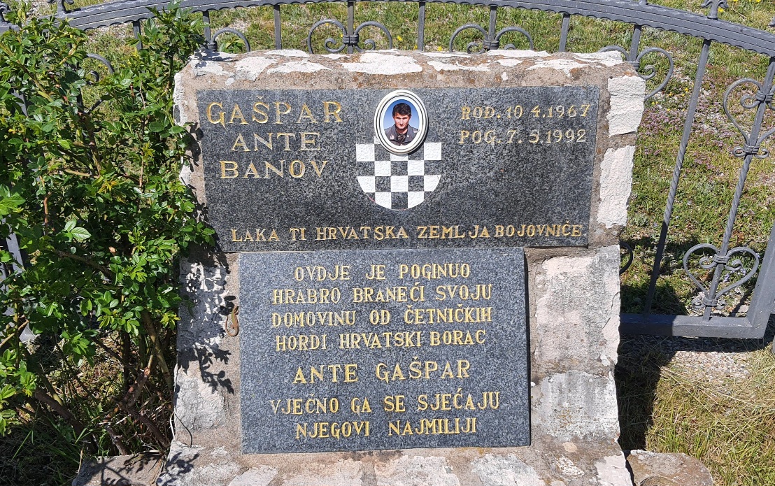 U utorak 32. obljetnica pogibije Ante Gašpara