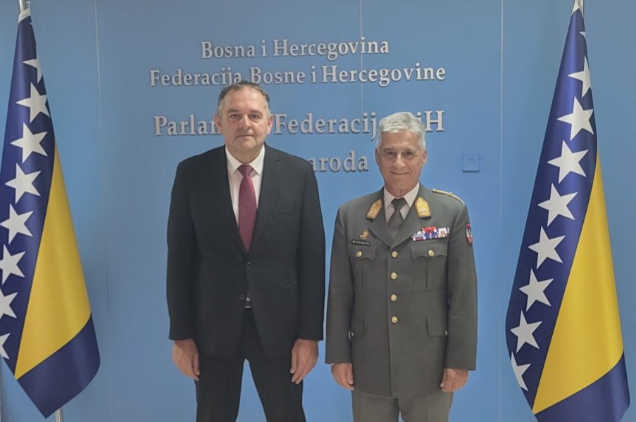 Sastanak Martinović- Habermayer: Sigurno i stabilno okruženje kao preduvjet razvoja i napretka F BiH i BiH