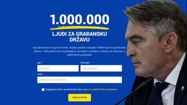 Komšić prikupio 4 milijuna potpisa za “građansku BiH”