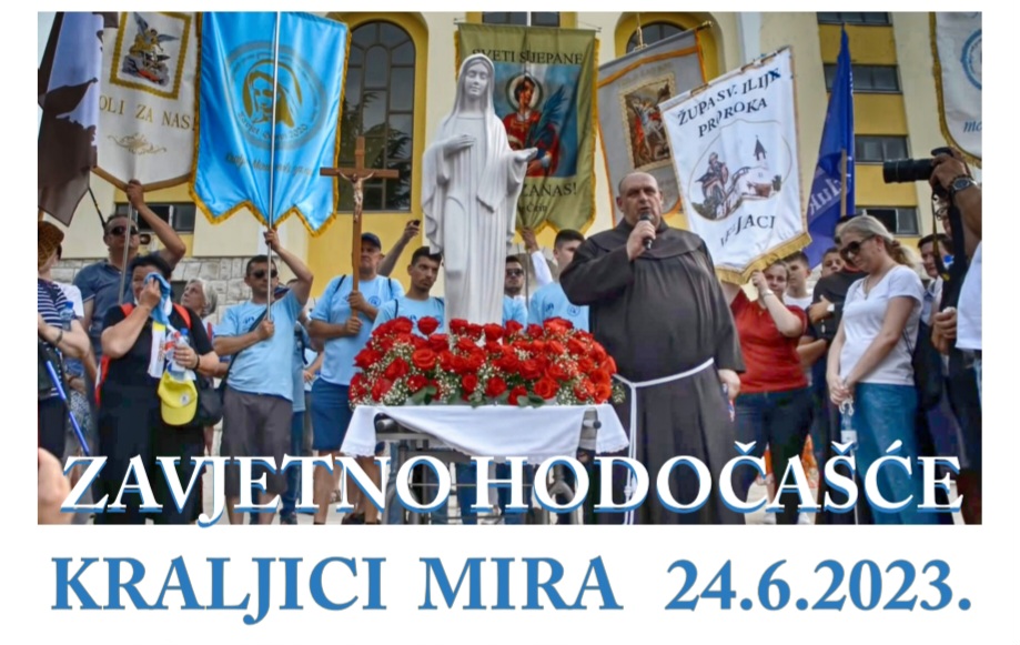 Obavijest o zavjetnom hodočašću Kraljici Mira u Međugorje