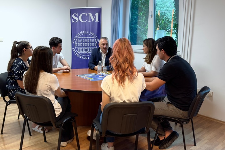 Načelnik Radišić posjetio Studentski centar Sveučilišta u Mostaru