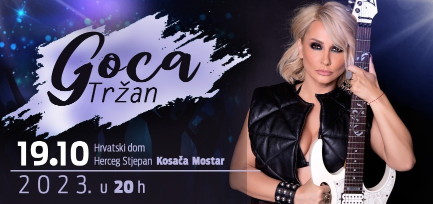 Goca Tržan 19. listopada u Kosači: „Mostar i ja se oduvijek volimo!“