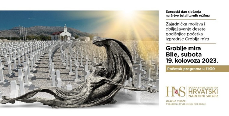 U subotu 19. kolovoza sveta misa i komemoracija na Groblju Mira