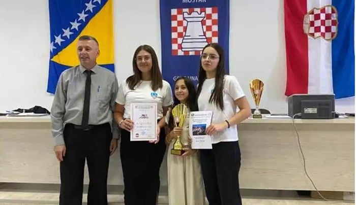 ŠK Brotnjo pobjednik 3. ekipnog natjecanja Prve šahovske lige za žene ŠS Herceg-Bosne