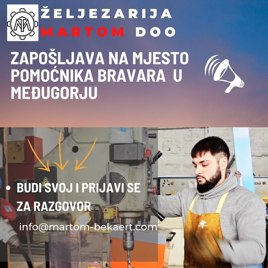 Željezarija Martom – oglas za posao
