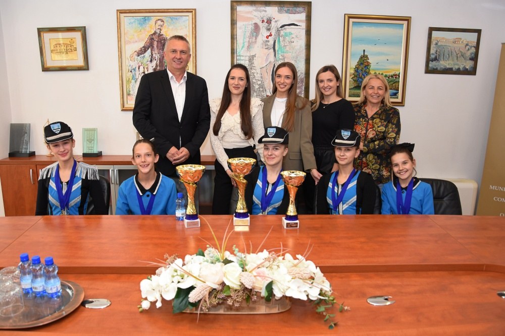 Načelnik Radišić upriličio prijam za Mažoretkinje Općine Čitluk