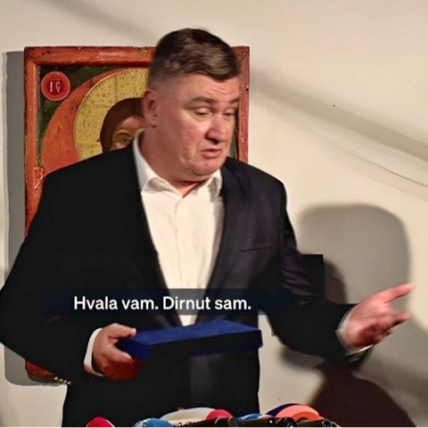 Milanović postao počasni čuvar dvorca: Dirnut sam