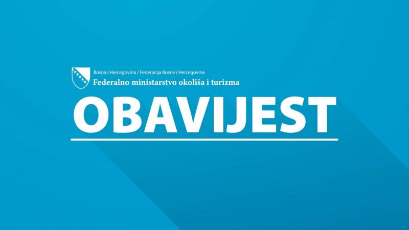 Federalno ministarstvo okoliša i turizma podijelilo milijun KM