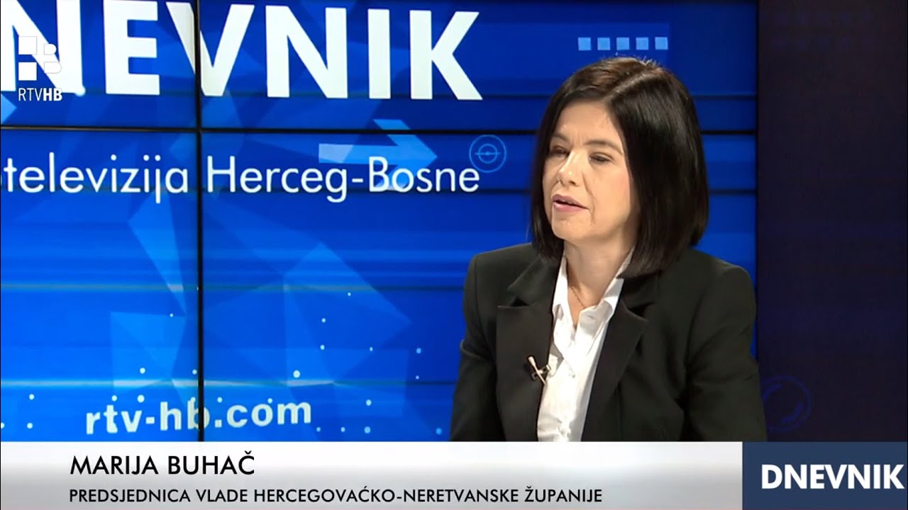 Predsjednica Vlade HNŽ gostovala u Dnevniku RTV-a Herceg-Bosne