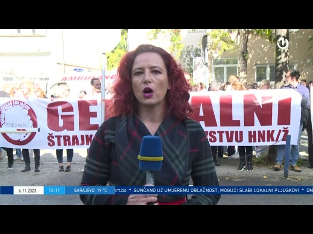 VIDEO Zdravstveni djelatnici održali prosvjednu šetnju