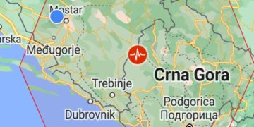 Vrlo jak potres na granici BiH i Crne Gore
