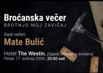 Broćanska večer 17. svibnja u Zagrebu