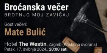 Broćanska večer 17. svibnja u Zagrebu